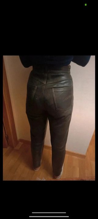 Pantalón de cuero vintage