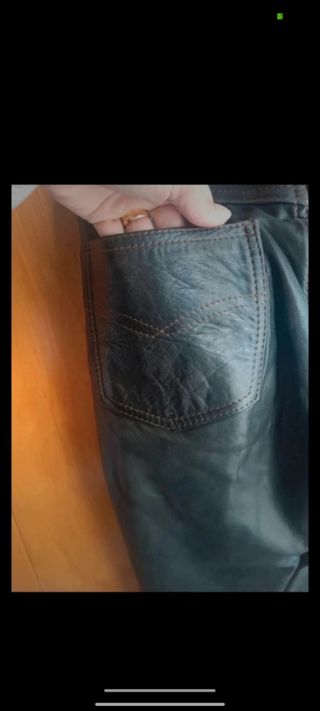 Pantalón de cuero vintage