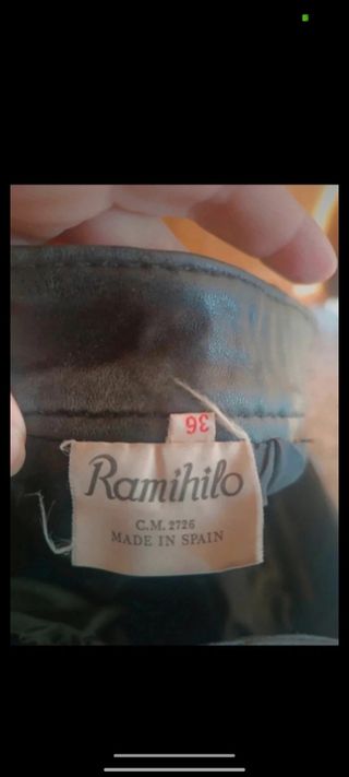 Pantalón de cuero vintage