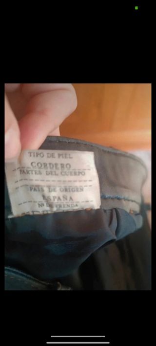 Pantalón de cuero vintage