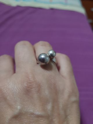 Anillo de plata ajustable