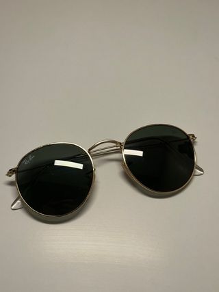 Gafas de Sol Ray-Ban Doradas Redondas