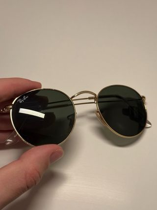 Gafas de Sol Ray-Ban Doradas Redondas