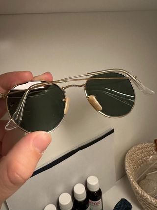 Gafas de Sol Ray-Ban Doradas Redondas