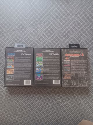 Sonic, Sonic 2 y Megagames 2 Megadrive