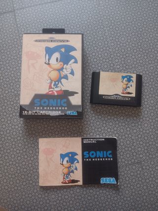 Sonic, Sonic 2 y Megagames 2 Megadrive