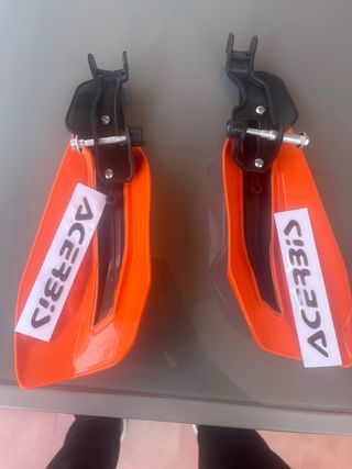 Cubre Manetas Moto Naranja