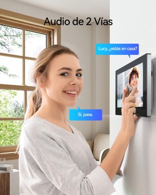 Videoportero TMEZON con Wi-Fi de 2 hilos, 1080P