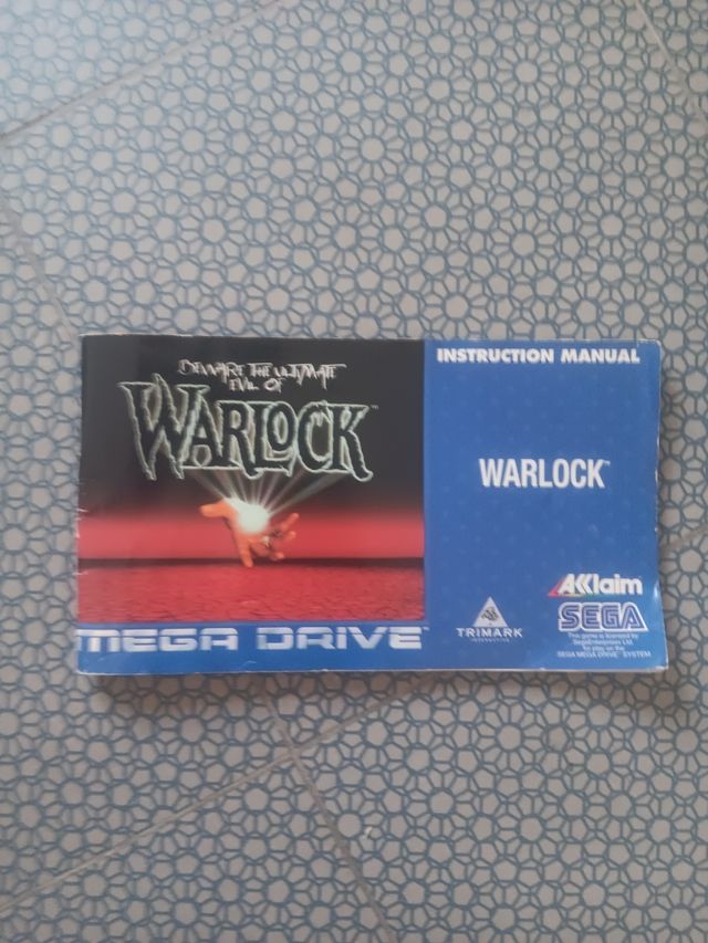 Warlock Mega Drive Sega 