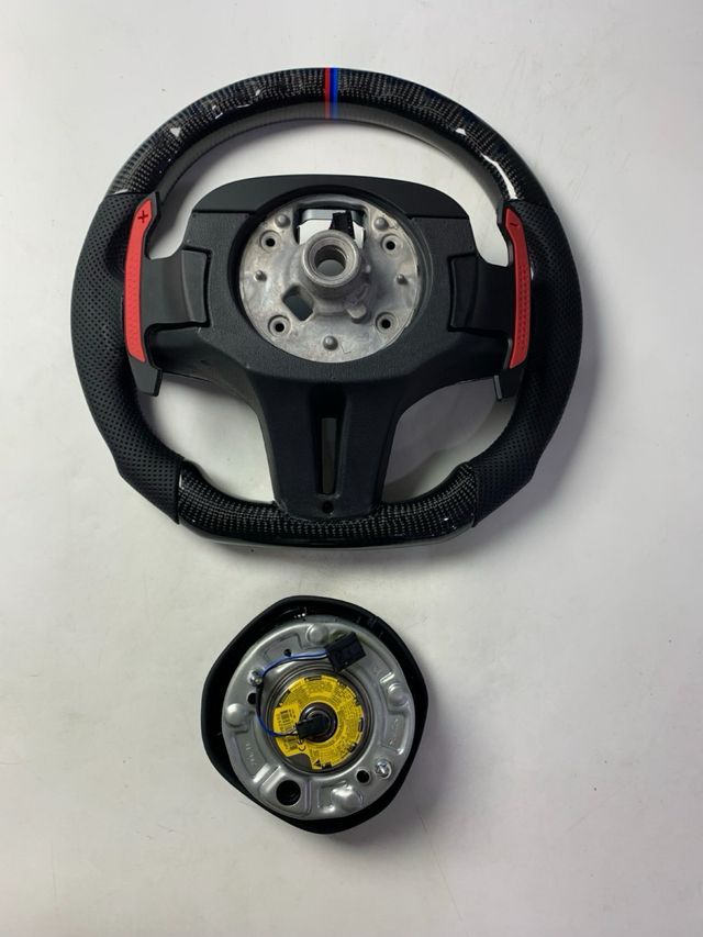 Volante BMW Carbono y Cuero Personalizado