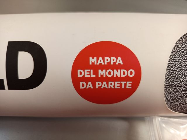 Mappa Mondo da Parete
