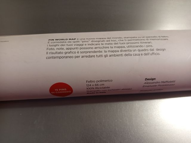 Mappa Mondo da Parete