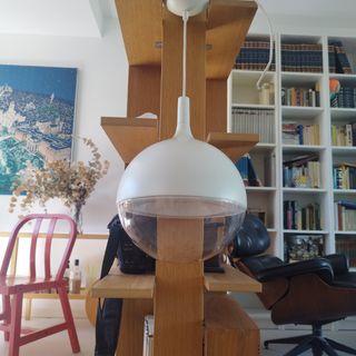 Lámpara Colgante Väster Ikea Blanca y Transparente