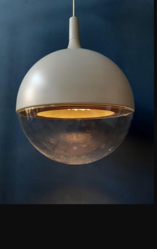 Lámpara Colgante Väster Ikea Blanca y Transparente