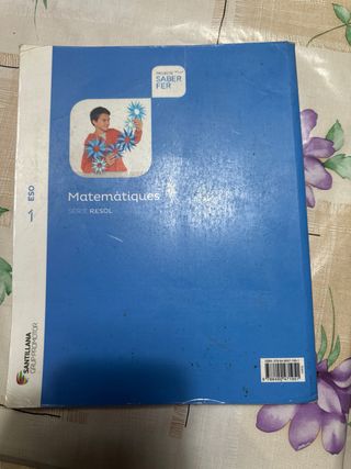 MATEMÀTIQUES SÈRIE RESOL 1 ESO SABER FER