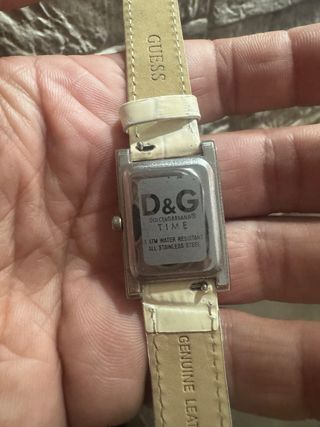 Orologio D&G Donna Quadrato Beige Nero