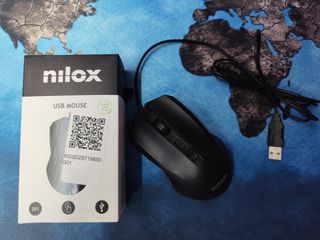 Ratón Óptico Nilox 4 Botones Negro