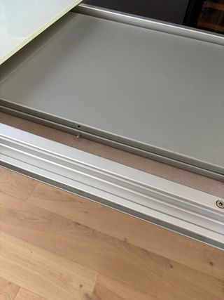 Tavolo da pranzo allungabile vetro satinato