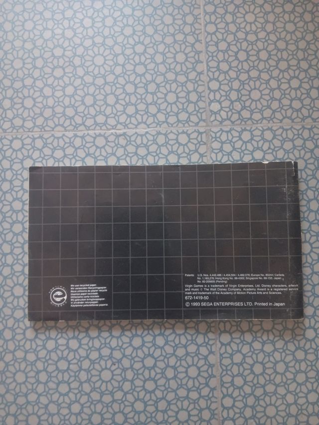 Aladdin Mega Drive Sega