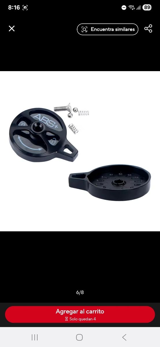 Bloqueo horquilla bicicleta ABS+