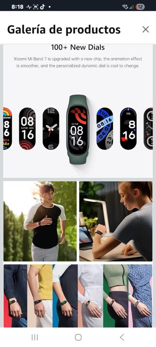 Xiaomi Mi Smart Band 7 Negra