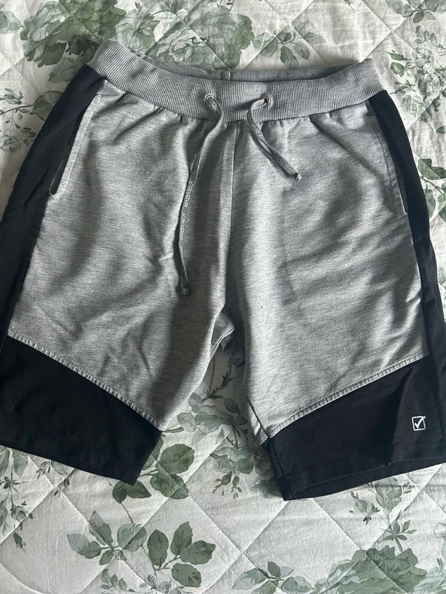 Pantaloncini Givova Grigio/Nero