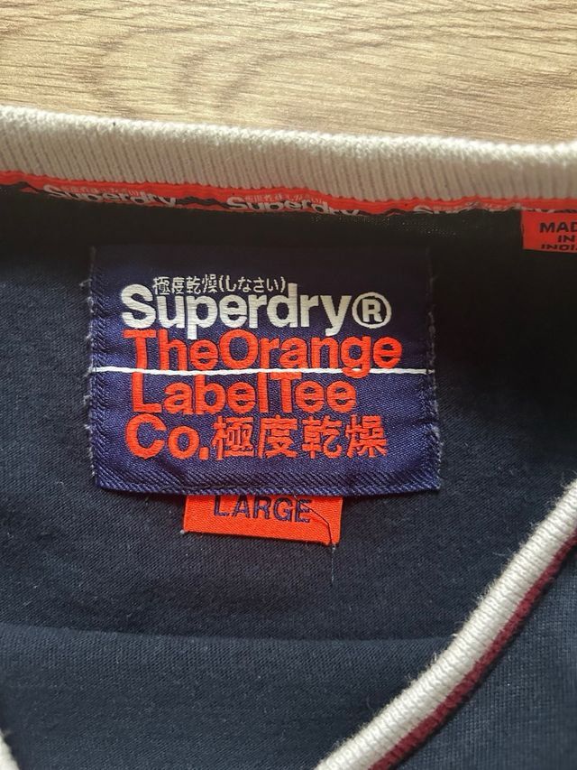 Maglia Superdry Blu Taglia L