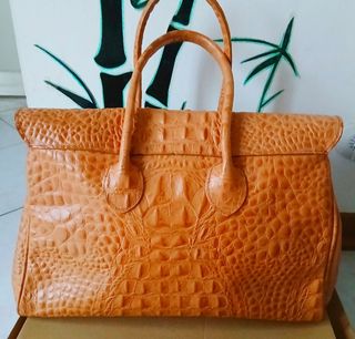 Borsa Made in Italy Arancione