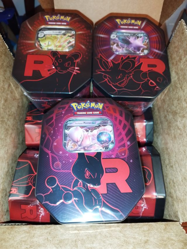 Team Rocket Tins