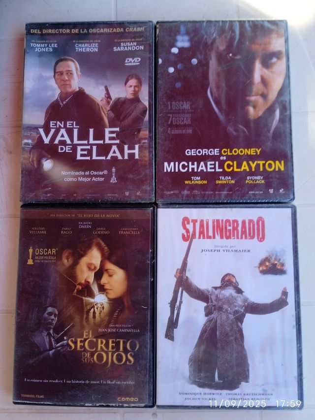 Lote 4 Películas DVD: El Secreto de Sus Ojos, Mich