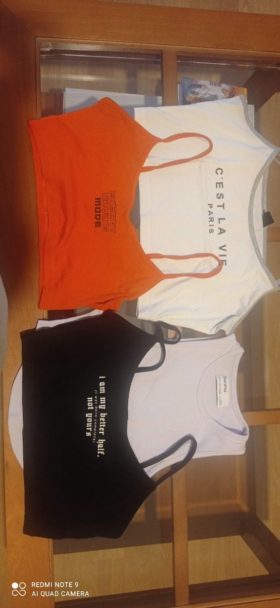 Conjunto 3 Tops Bershka