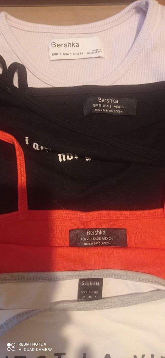 Conjunto 3 Tops Bershka