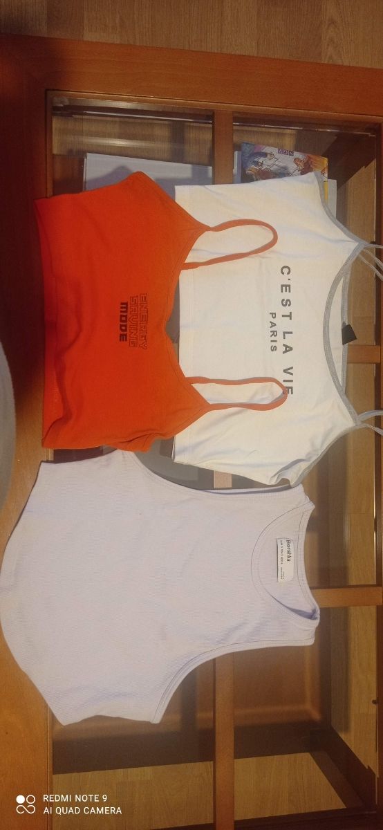 Conjunto 3 Tops Bershka