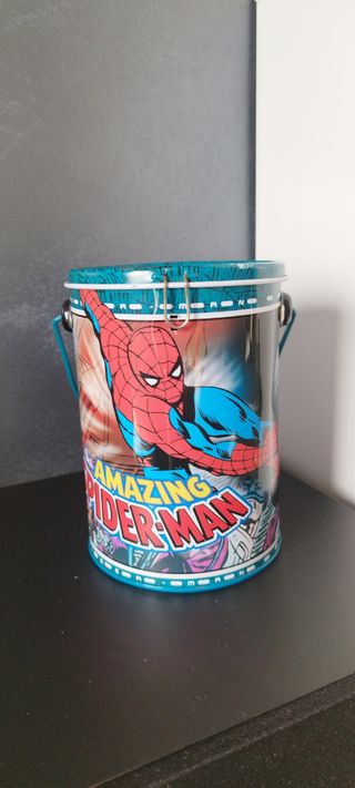 Salvadanaio Spiderman in latta