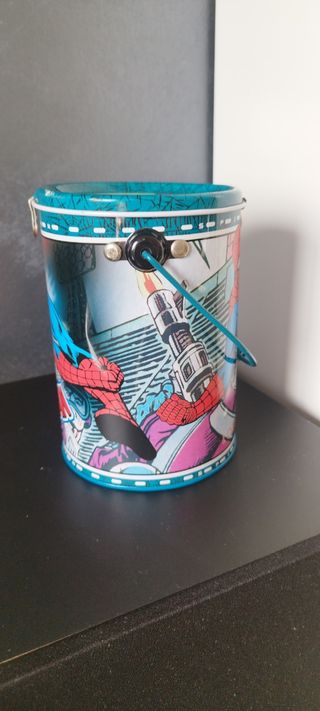 Salvadanaio Spiderman in latta