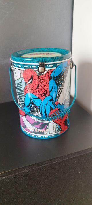 Salvadanaio Spiderman in latta