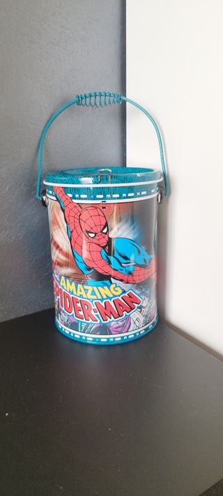 Salvadanaio Spiderman in latta