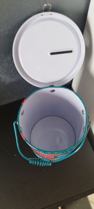 Salvadanaio Spiderman in latta