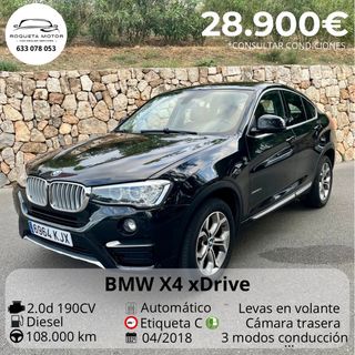 BMW X4 xDrive | 2.0d 190CV | 2018 | Automático 