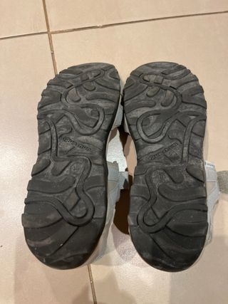 Sandalias Mujer Gris y Azul