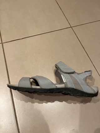 Sandalias Mujer Gris y Azul