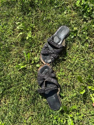 Sandali MO MA neri in pelle