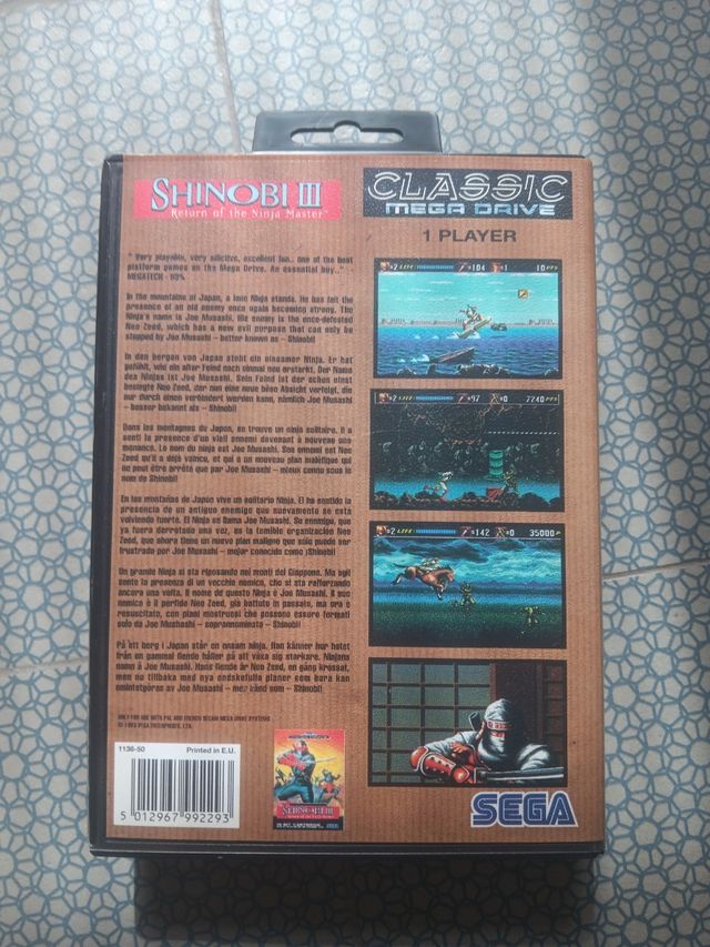 Shinobi 3 Megadrive Sega