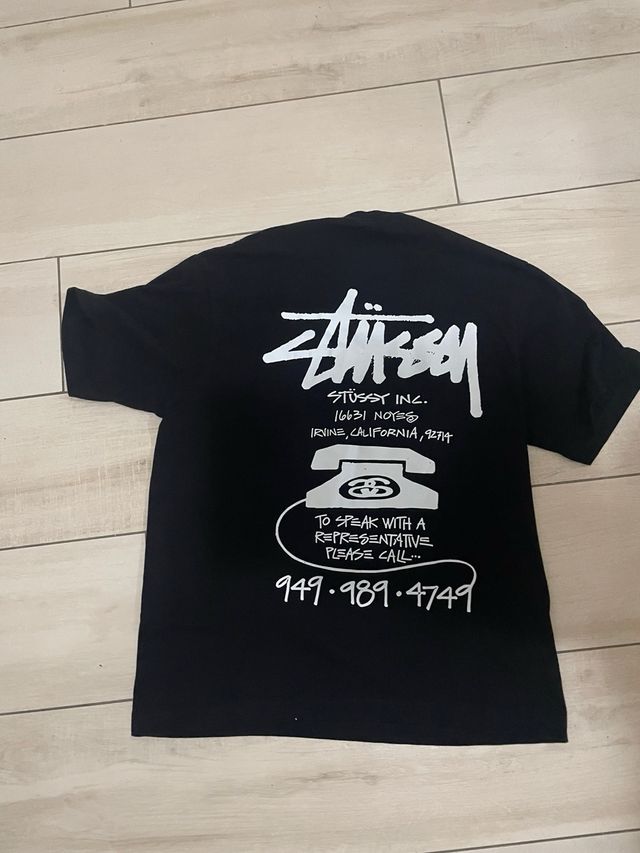 T-shirt Stüssy nera
