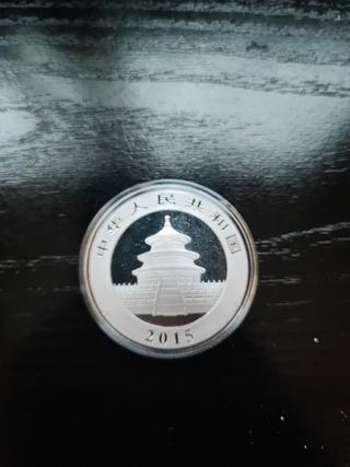 Plata .999 Panda China 2015 1 Onza