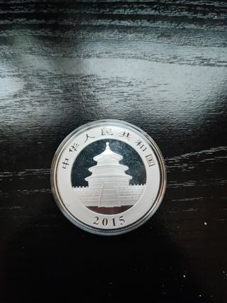 Plata .999 Panda China 2015 1 Onza
