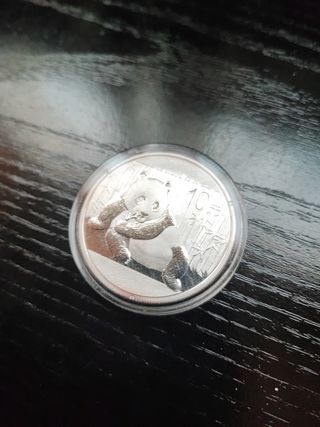 Plata .999 Panda China 2015 1 Onza