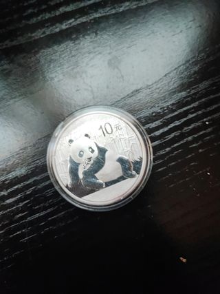 Plata .999 Panda China 2015 1 Onza