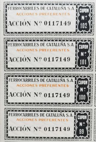 FERROCARRILES DE CATALUÑA colección 4 unidades 2€