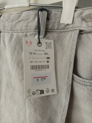 Falda pantalón niña gris